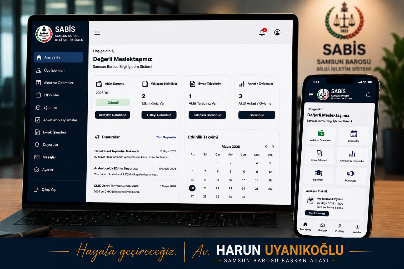 SABİS Online / e-Baro
