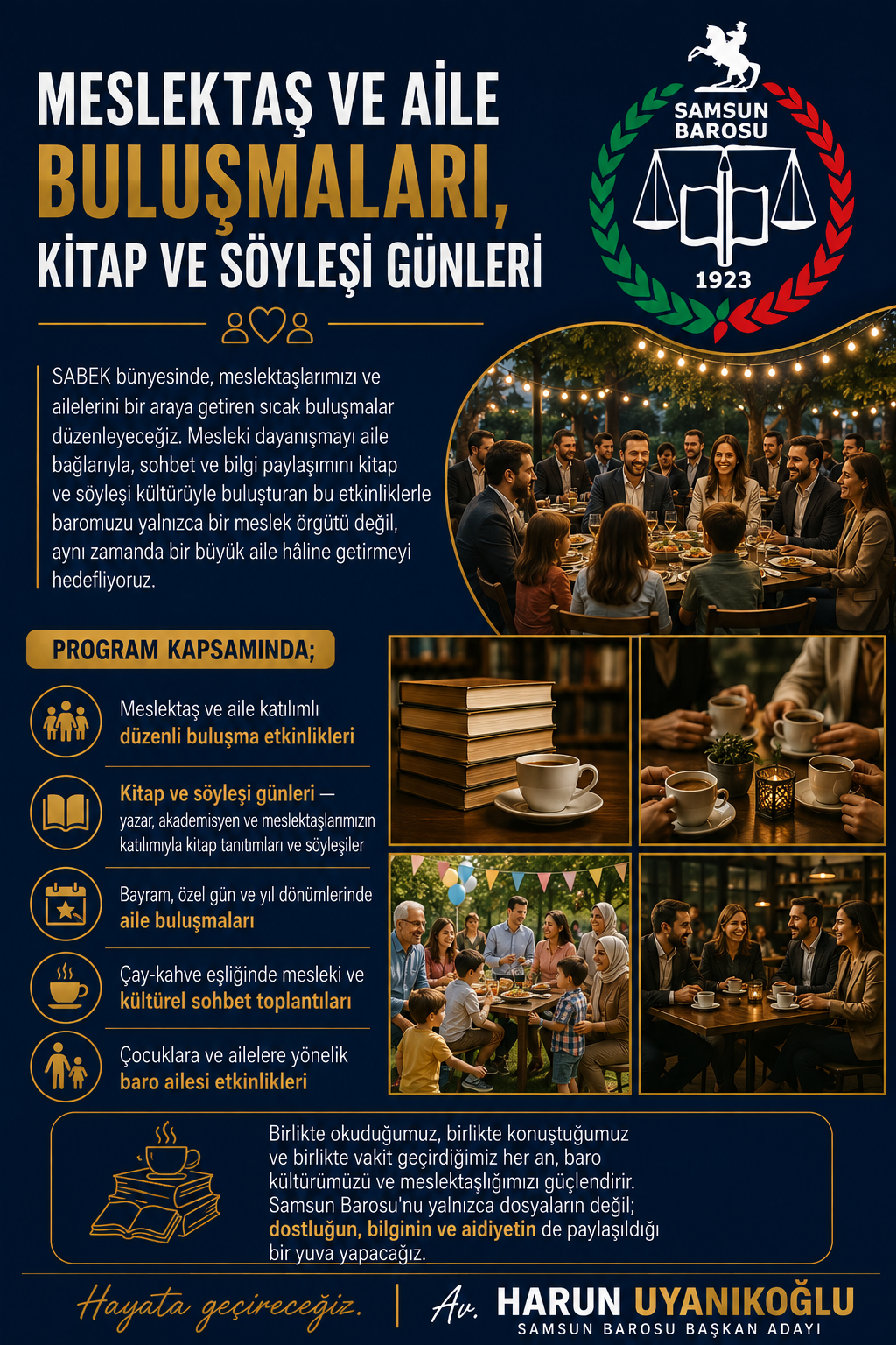 Meslektaş ve Aile Buluşmaları, Kitap ve Söyleşi Günleri